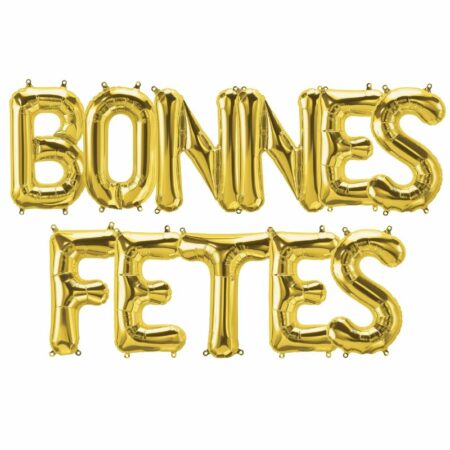 Kit Alu "Bonnes Fêtes" Or 16" - Northstar Balloons