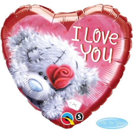 Ballon Aluminium "I Love You" Tatty Teddy 18" - Qualatex