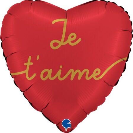 Ballon Aluminium Cœur "Je T'aime Mon Amour" - Grabo