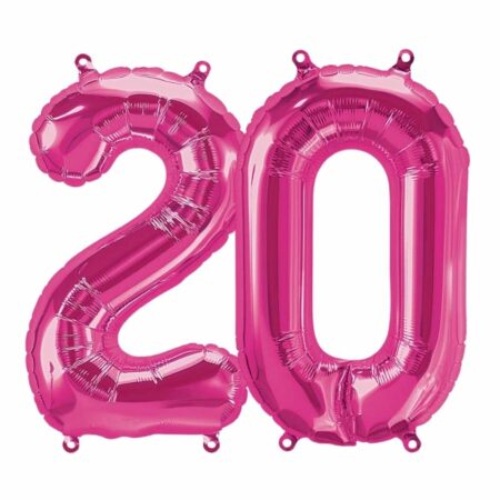 Kit Alu "20" Magenta 16" - Northstar Balloons