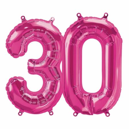 Kit Alu "30" Magenta 16" - Northstar Balloons