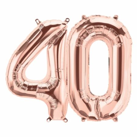 Kit Alu "40" Rose Gold 16" - Northstar Balloons