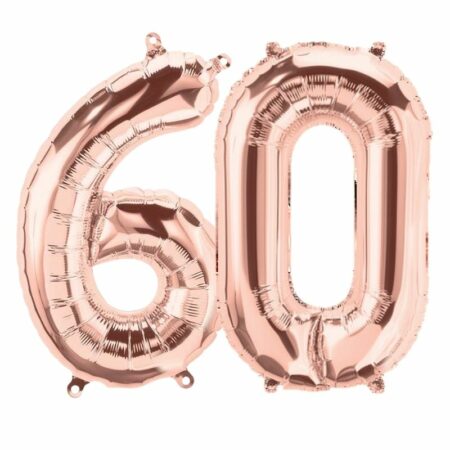 Kit Alu "60" Rose Gold 16" - Northstar Balloons