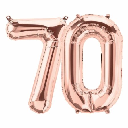 Kit Alu "70" Rose Gold 16" - Northstar Balloons