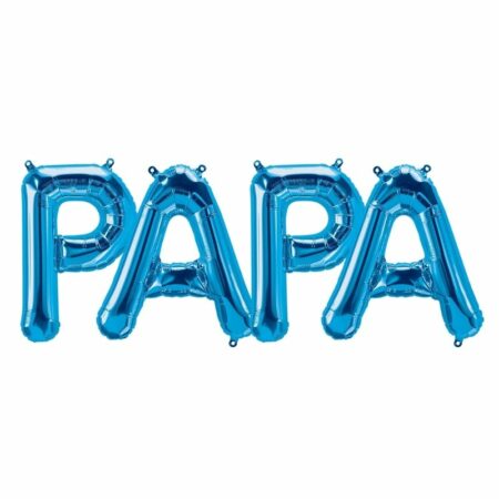 Kit Alu "Papa" Bleu 16" - Northstar Balloons