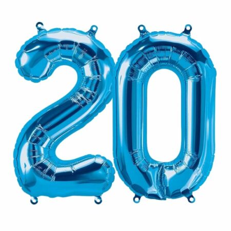 Kit Alu "20" Bleu 34" - Northstar Balloons