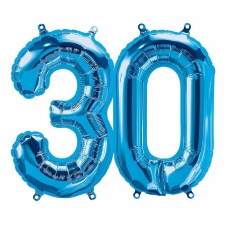 Kit Alu "30" Bleu 34" - Northstar Balloons