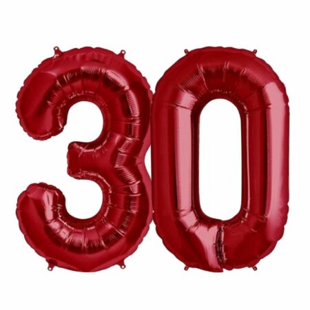 Kit Alu "30" Rouge 34" - Northstar Balloons