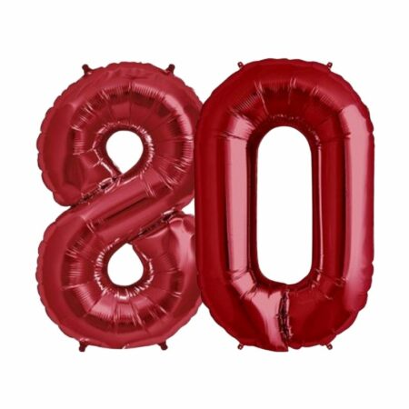 Kit Alu "80" Rouge 34" - Northstar Balloons