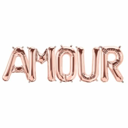Kit Alu "Amour" Rose Gold 34" - Northstar Balloons