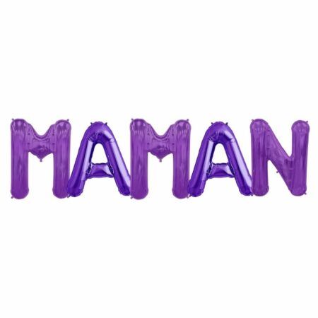 Kit Alu "Maman" Violet 34" - Northstar Balloons