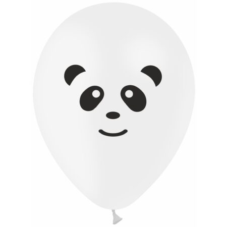 50 ballons Latex Panda Impression 1 Face 5" - Ballonrama