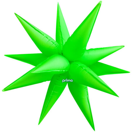 1 Ballon Starburst Electric Vert