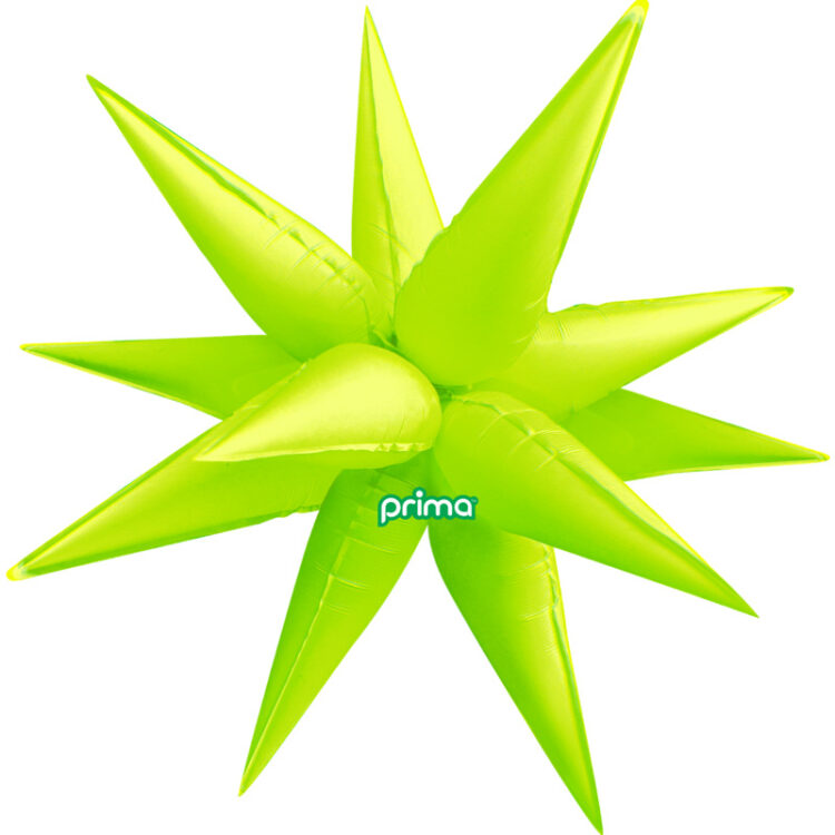 1 Ballon Starburst Electric Jaune