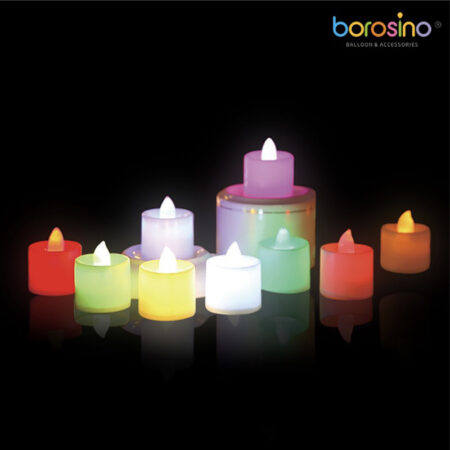 24 Bougies LED Multicolore - Borosino
